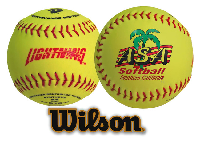 WILSON ASA LEATHER POLYCORE SOFTBALLS 12