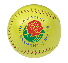 Custom softball with logo
